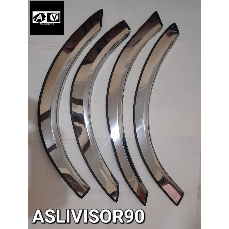 Jual fender / list atas roda stainles mobil AVANZA & XENIA LAMA /OLD ...