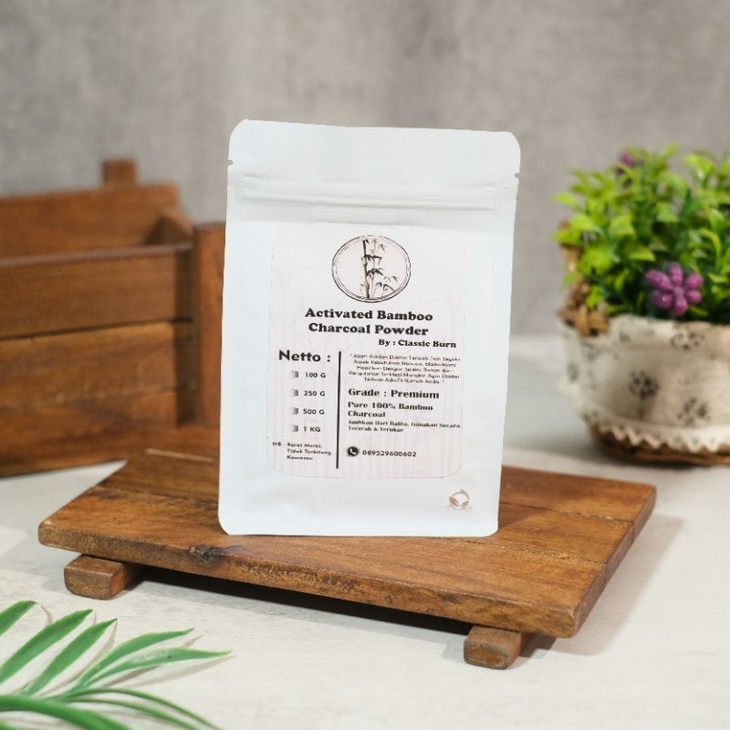 Jual bubuk arang bambu/Charcoal powder | Shopee Indonesia