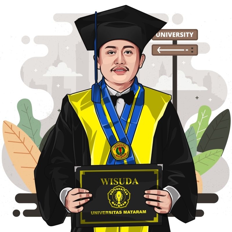 Jual VEKTOR X VEXEL KARTUN KARIKATUR WISUDA SEHARI JADI BISA CUSTOM