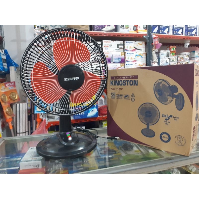 Jual Kipas Angin Duduk Kingston Yasaka Mastap 12 Inch Desk Fan Meja Lantai Murah Shopee 2721