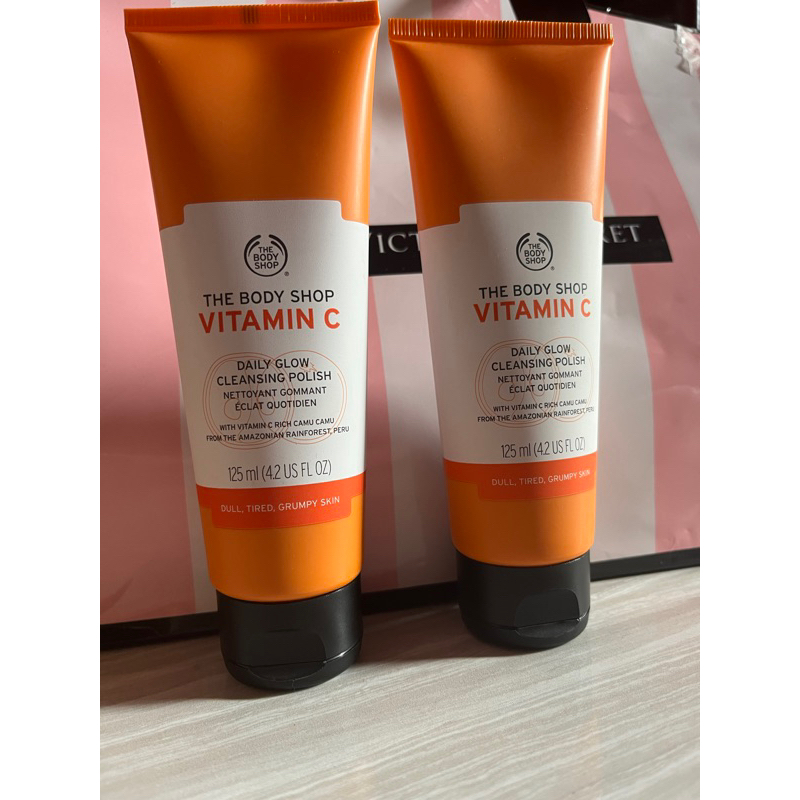 Jual The Body Shop Vitamin C Facial Wash Daily Glow Cleansing Polish