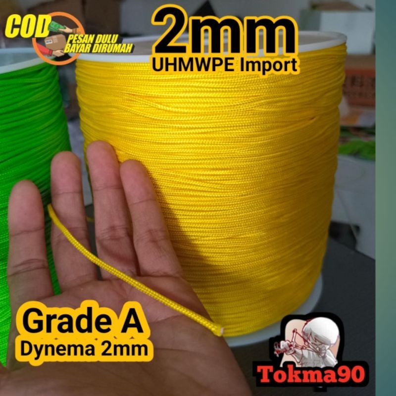 Jual 2mm Tali Dynema Speargun Spearfishing Kuning Grade A | Shopee ...