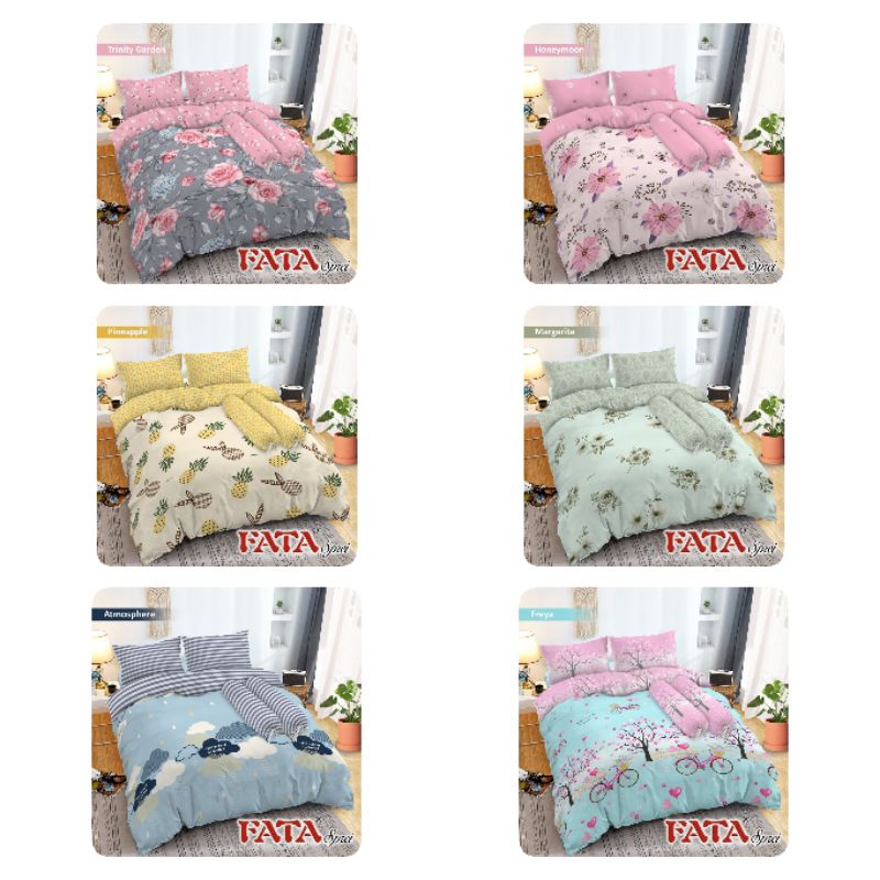 Jual FATA - Bedcover Set/ Bed Cover FATA Ukuran King 180x200x20 / Queen ...