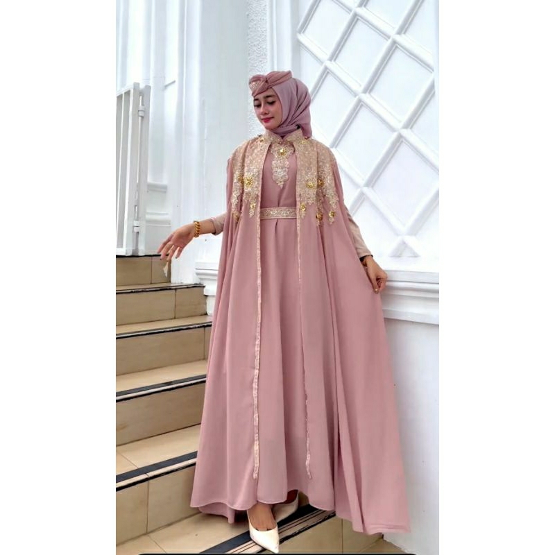 Jual Kaftan Free Inner Gamis Free Turban Gamis Kaftan Kaftan Malika Original Produck Bynaufal