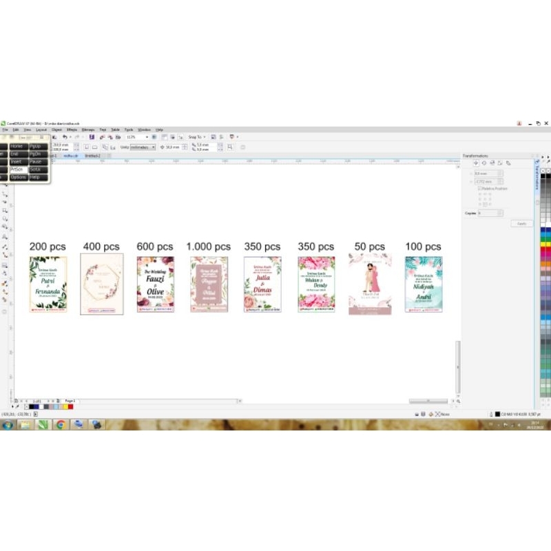 Jual kupon penukaran souvenir kartu ucapan Shopee Indonesia