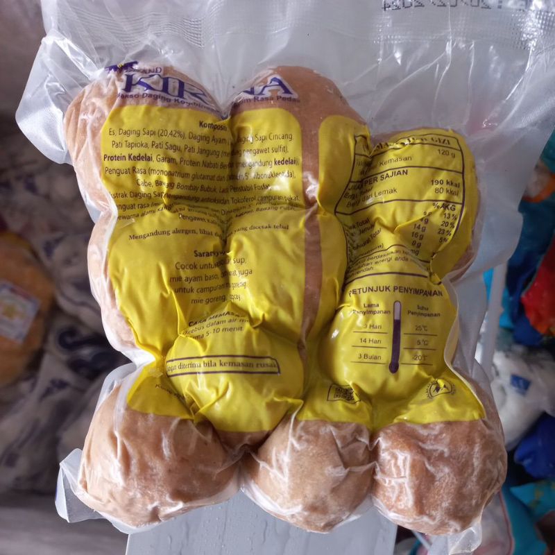 Jual Kirana Bakso Mercon Besar isi 10 Butir 600g | Shopee Indonesia