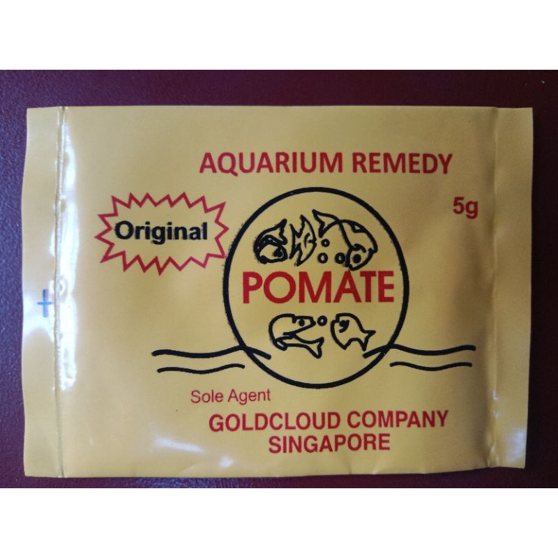 Jual POMATE AQUARIUM REMEDY ORIGINAL SINGAPURA Pomate Asli 5 gr Pomete