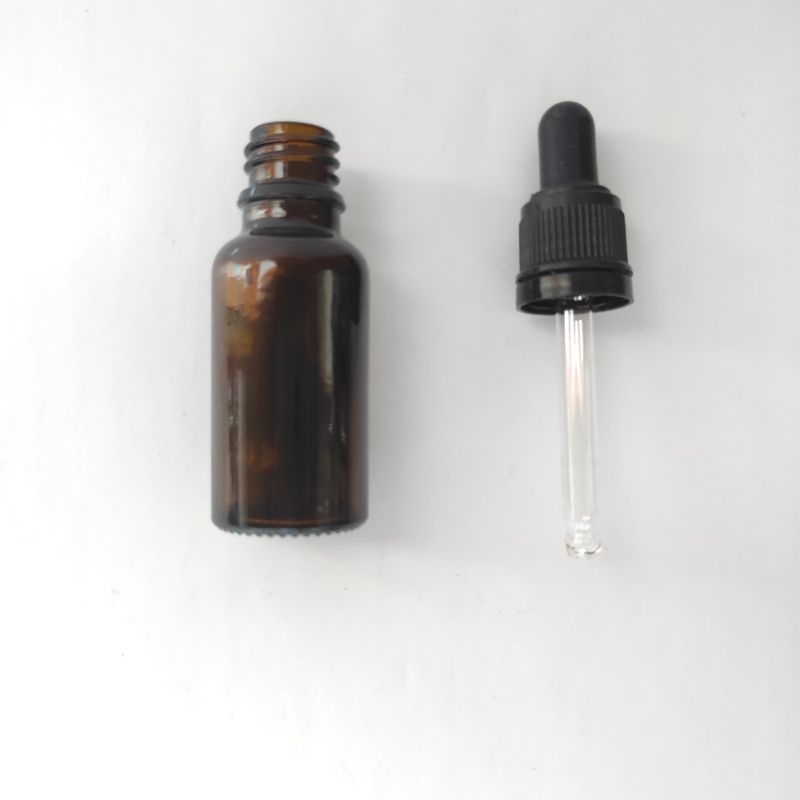 Jual Botol tetes kaca 5ml 10ml 15ml 20ml/ botol kaca plus pipet 5ml