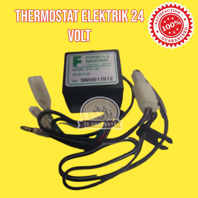 Jual Thermostat Ac Elektrik 24 Volt Formula Ac Mobil Universal