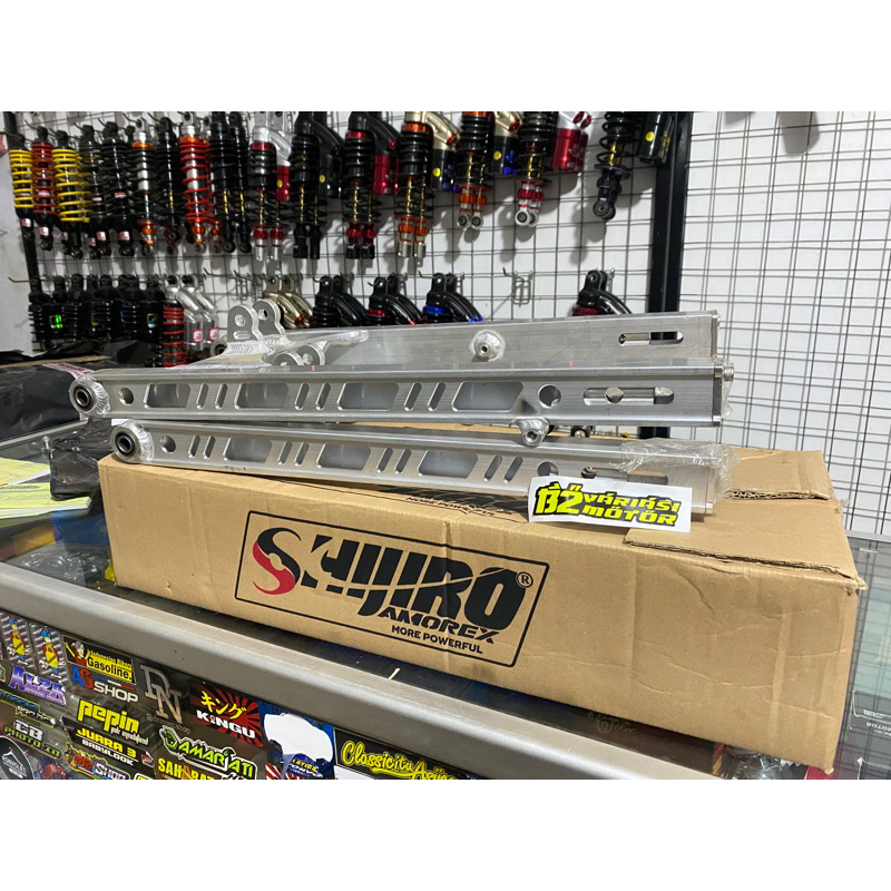 Jual swing arm arem herex monoshock belum anodizen panjang 505560cm