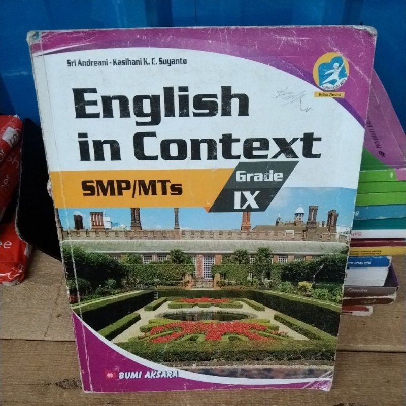 Jual BAHASA INGGRIS (ENGLISH IN CONTEXT) KELAS 9 SMP | Shopee Indonesia