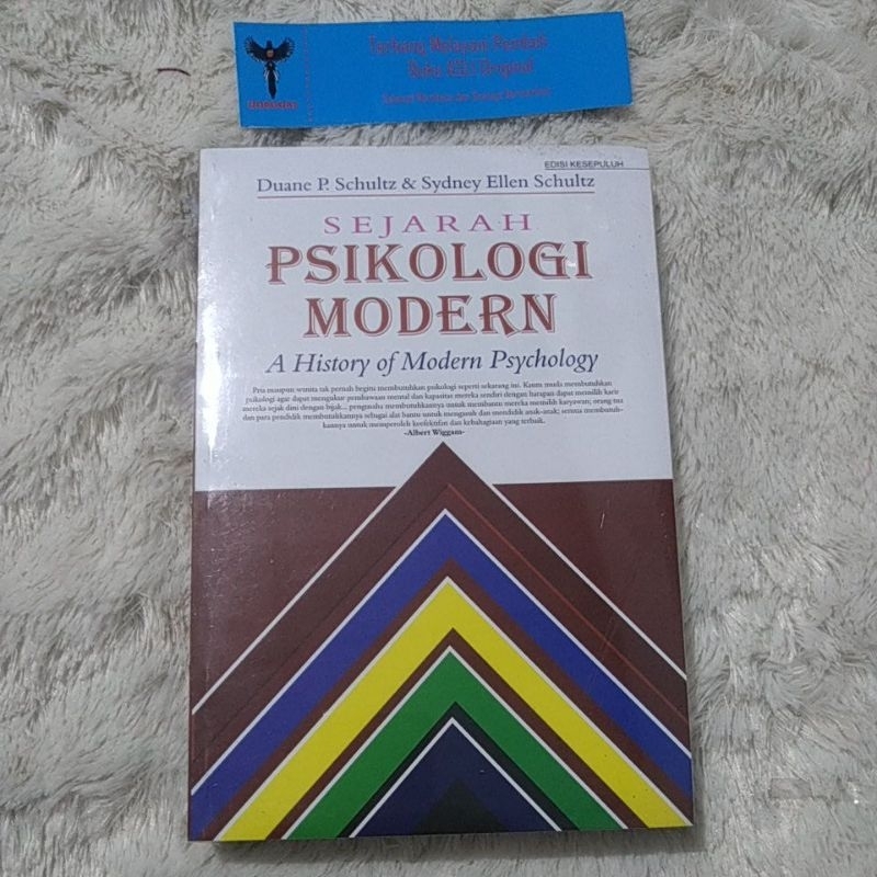 Jual Sejarah Psikologi Modern Duane P. Schultz | Shopee Indonesia