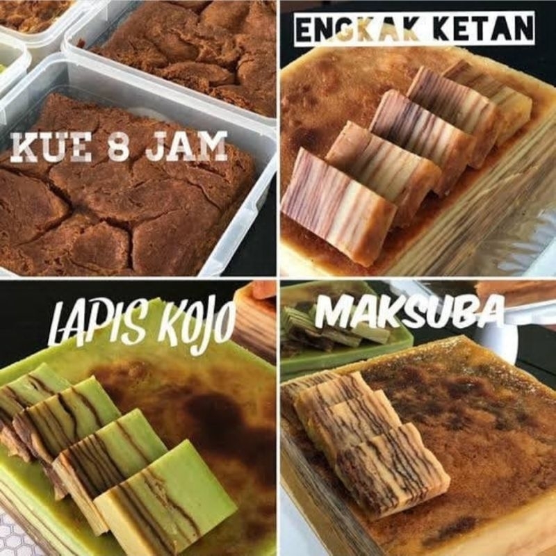 Jual Kue Basah Khas Palembang Buat Lebaran Maksuba Kue 8 Jam Lapis