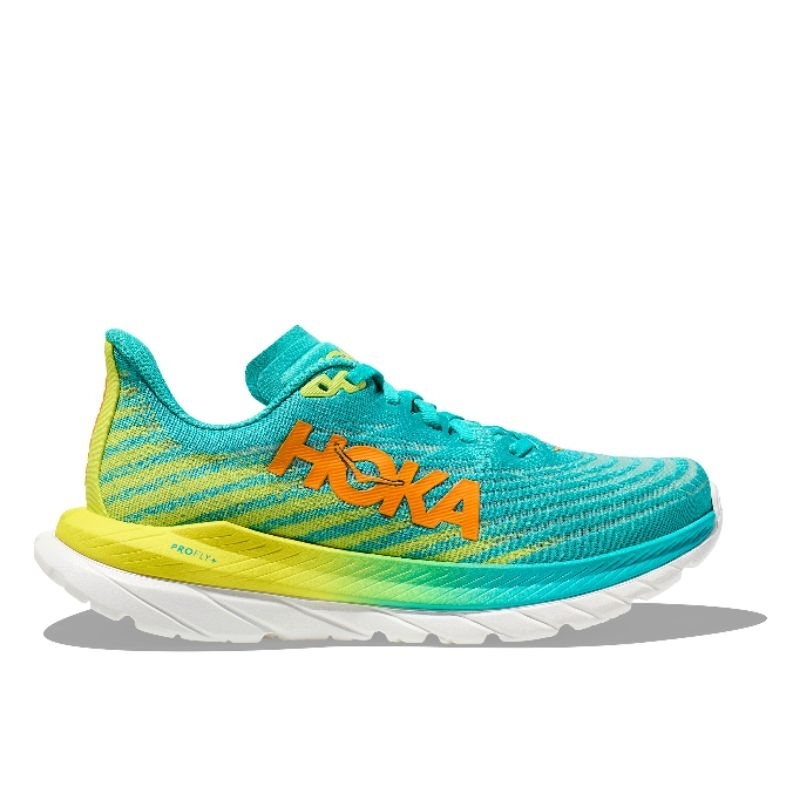 Jual Hoka Mach 5 Mens Road Running Shoes Ceramic / Evening Primrose