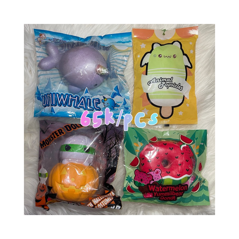 Jual Squishy Watermelon Yummiibear Donut Monster Dolls Cuttie