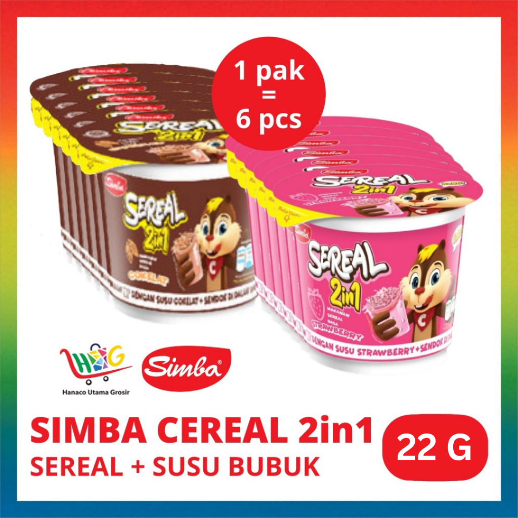 Jual Cereal Simba In Choco Chip Stroberi Cup X G Pak