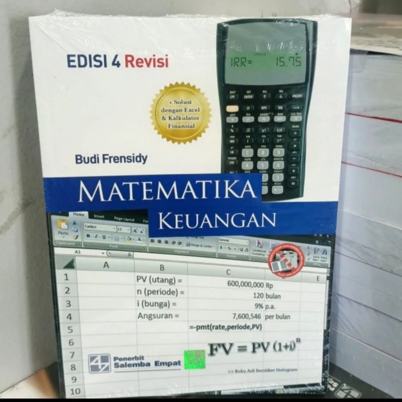 Jual MATEMATIKA KEUANGAN EDISI 4 REVISI BUDI FRENSIDY SALEMBA EMPAT ...