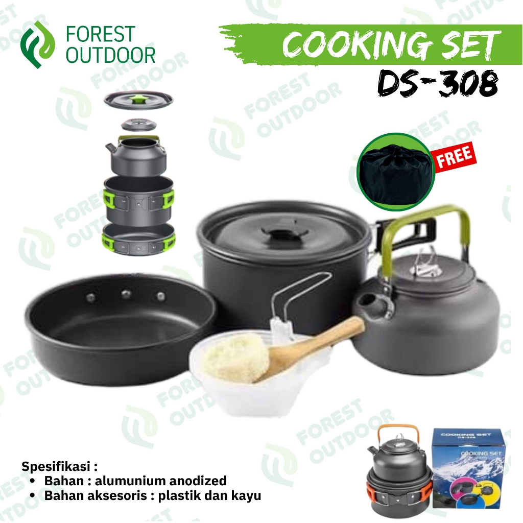 Jual Cooking Set Ds Alat Masak Camping Alat Masak Di Gunung