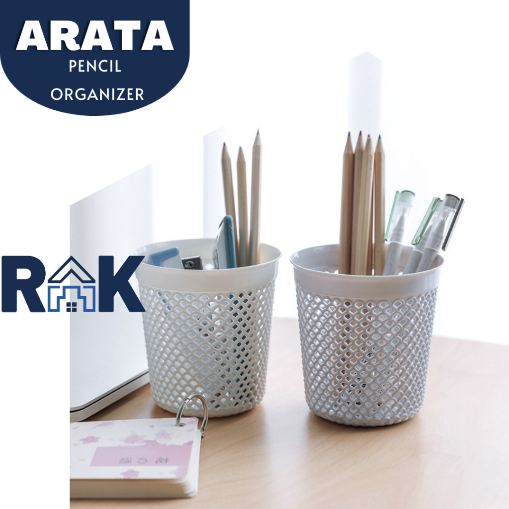 Jual Rak Arata Desk Organizer Tempat Alat Tulis Makeup Rak Kosmetik Tempat Pensil Kotak Pensil