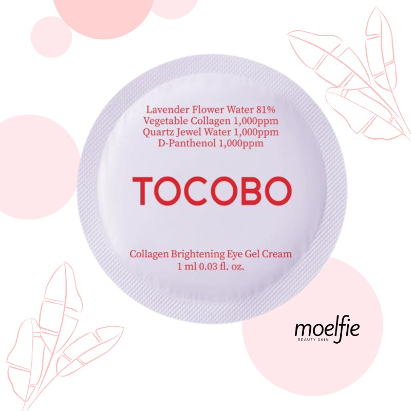Jual [SAMPLE SIZE] TOCOBO COLLAGEN BRIGHTENING EYE GEL CREAM 1ml