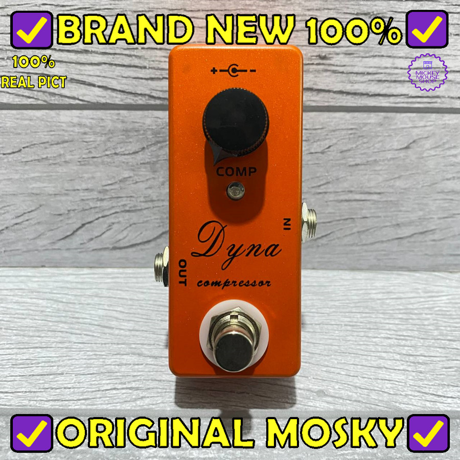 Jual Efek Gitar Mosky Dyna Compressor Comp Classic Sustain Effect