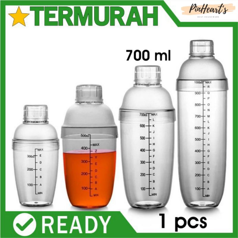 Jual SHAKER BOTOL PLASTIK ACRYLIT PENGOCOK MINUMAN COCKTAIL MILK SHAKE ...