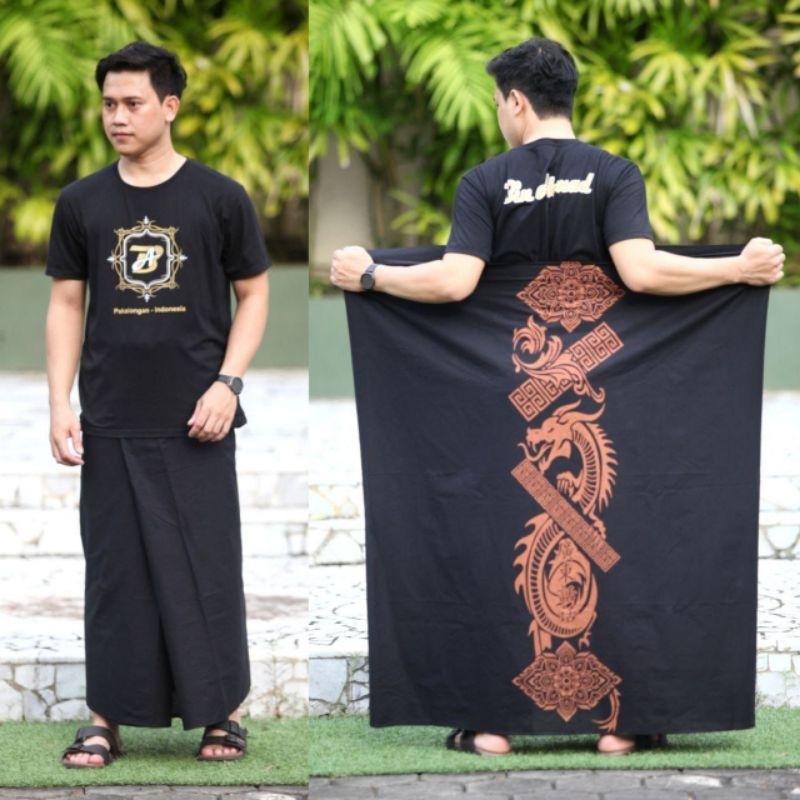 Jual Sarung Batik Print Pria Dewasa Terbaru Motif Wayang Nu Kekinian