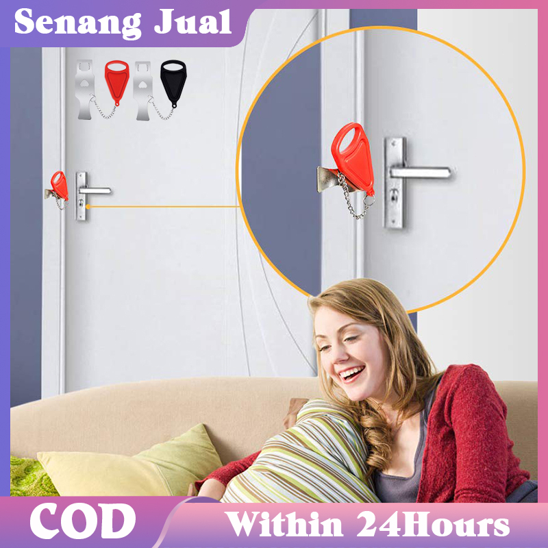 Jual Punchfree Kunci Selot Pintu Safety Portable Door Lock Blocker
