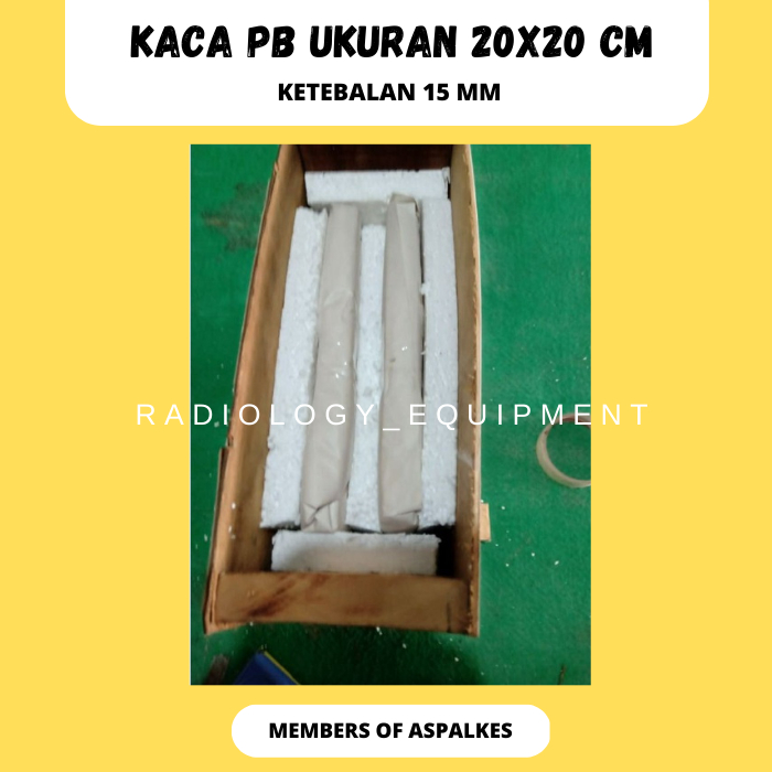 Jual KACA PB 20X20 CM TIMBAL XRAY RONTGEN RONGENT RONSEN RUMAH SAKIT ...