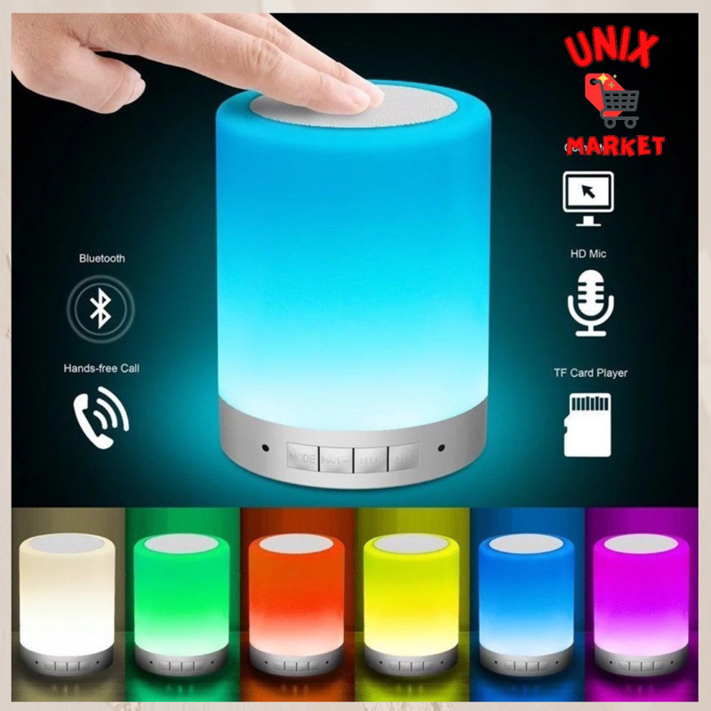 Jual Smart Touch Lamp Portable Bluetooth Speaker CL671 / SPEAKER LAMPU