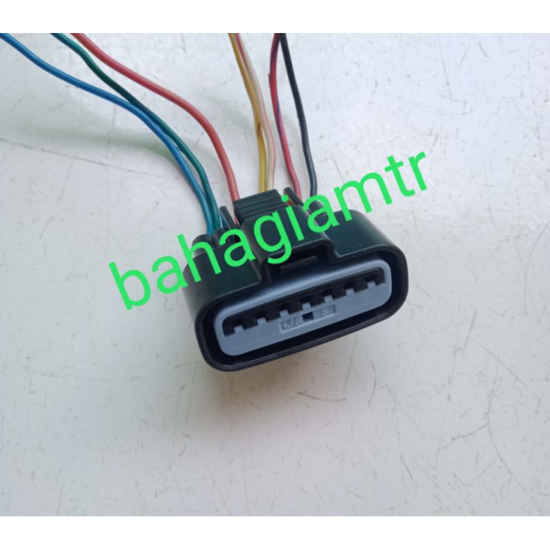 Jual soket socket sensor air flow mitsubishi lancer galant hiu kuda ...