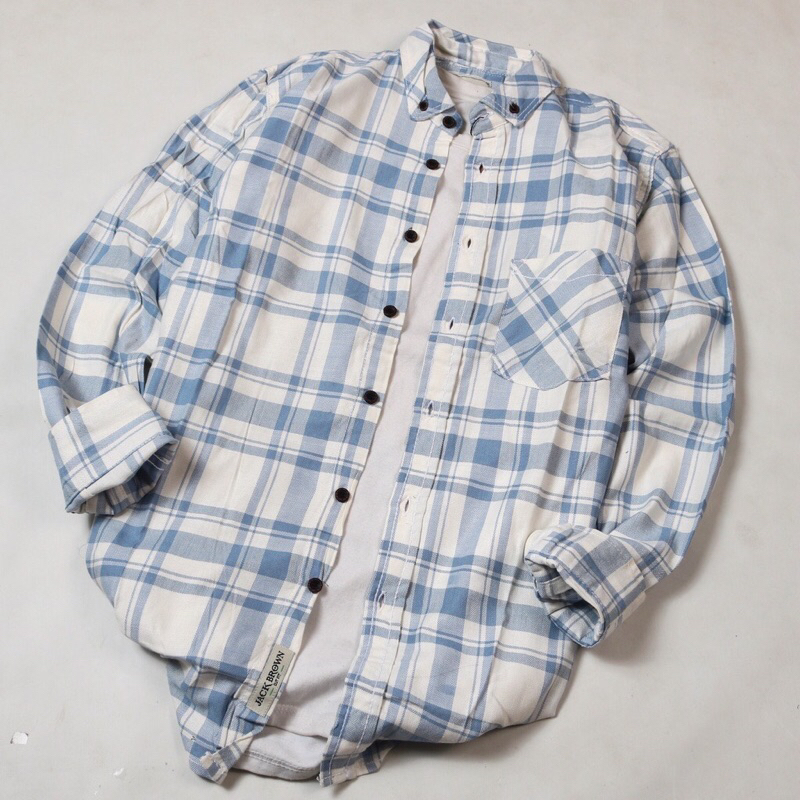 Jual Style Flannel Id Kemeja Flannel Distro Pria Wanita Lengan Panjang