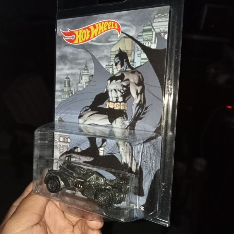 Jual Custom Card Batman Batmobile Black Dc Comics Hw Hot Wheels