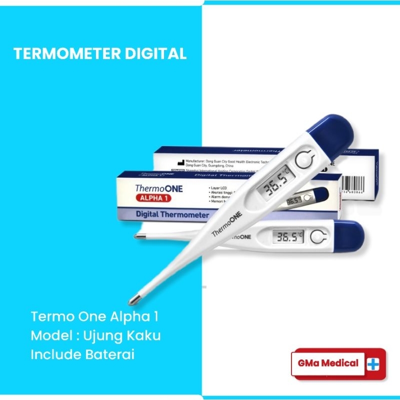 Jual Termometer Digital Alpha 1 G Kaku Thermo One Onemed Thermometer