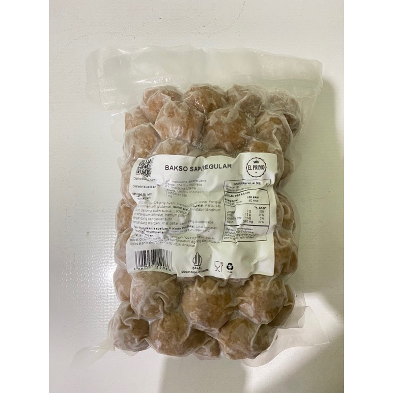 Jual El Primo Bakso Sapi Halus Premium 1kg Shopee Indonesia