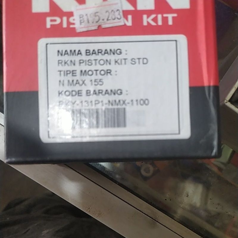 Jual piston kit STD nmax 155 2dp original rkn | Shopee Indonesia