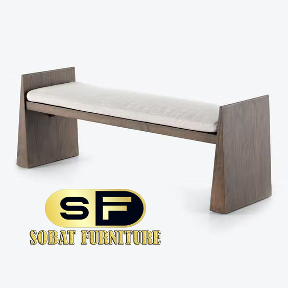 Jual Indoor Bench - Kursi Malas Kaki Kayu Besar dengan Jok Busa ...