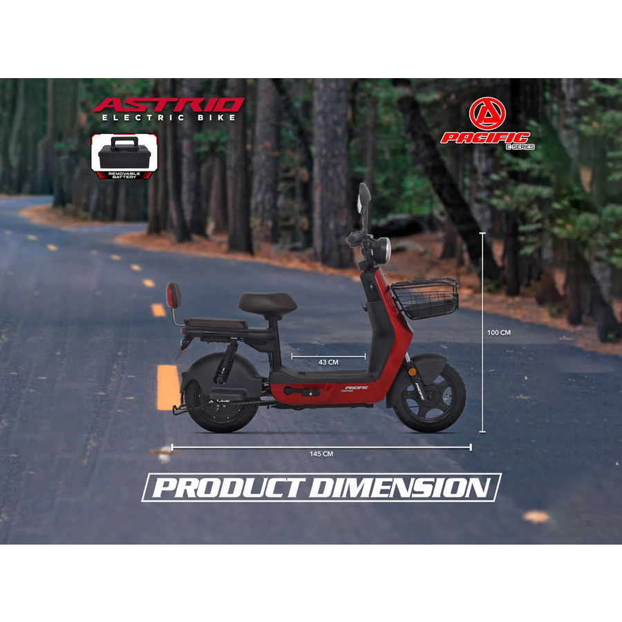 Jual Sepeda Listrik Pacific Astrio 14 inch Electric Bike Sepeda ...
