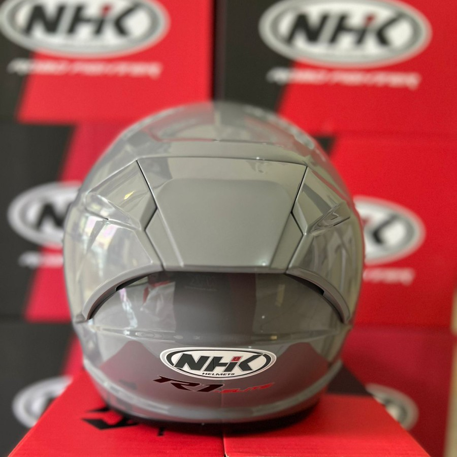 Jual NHK R1 ELITE SOLID DIM GREY SINGLE VISOR | Shopee Indonesia
