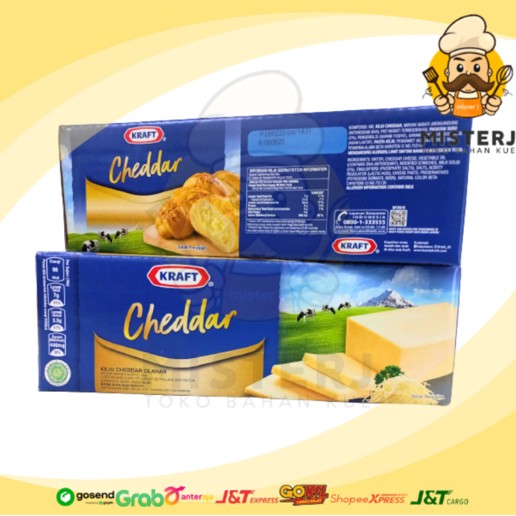 Jual Kraft Cheese Cheddar 2 Kg Kraft Keju Cheddar Original 100