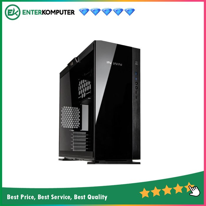 Jual InWin 305 Black - ATX Tempered Glass - Casing PC | Shopee Indonesia