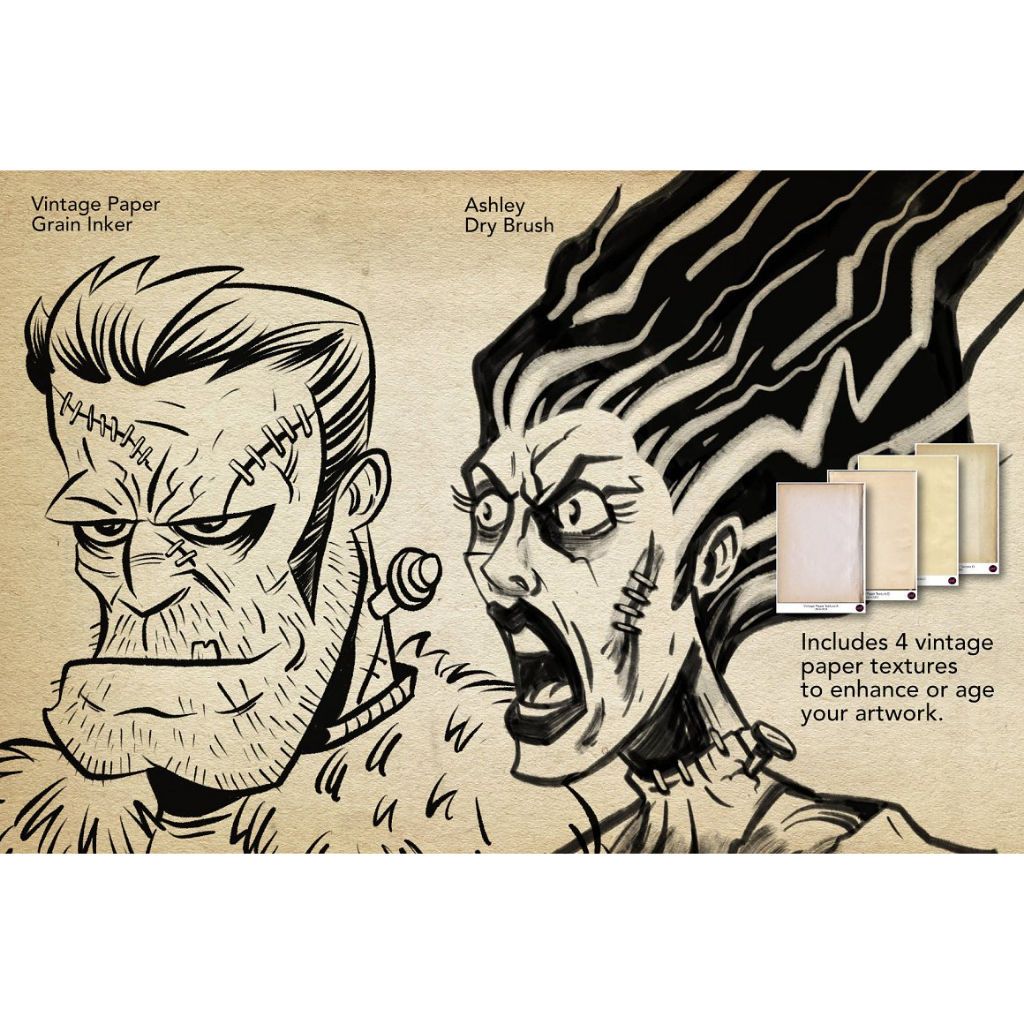 Jual Procreate Vintage Comic Ink Brushes | Shopee Indonesia