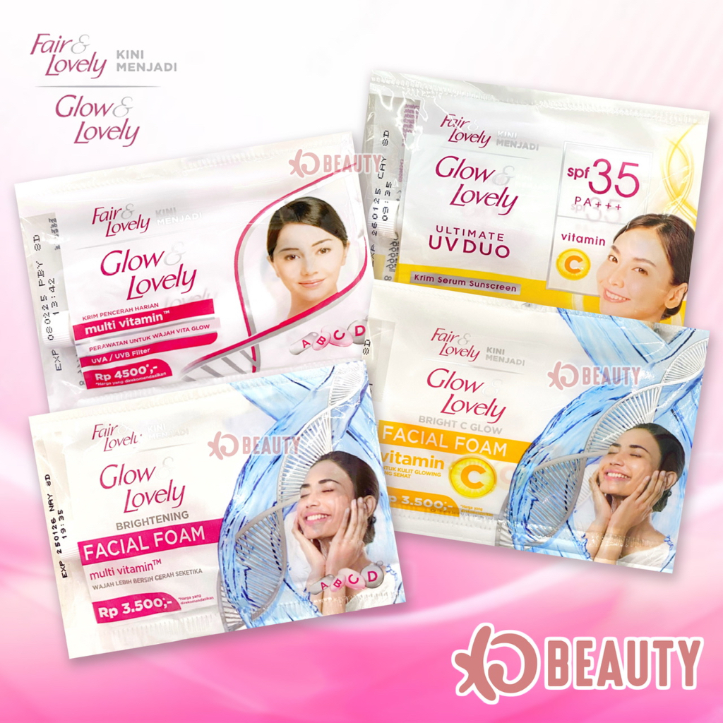Jual Fair & Lovely Glow & Lovely Sachet 9gr Facial Foam Multivitamin Facial Foam Vitamin C