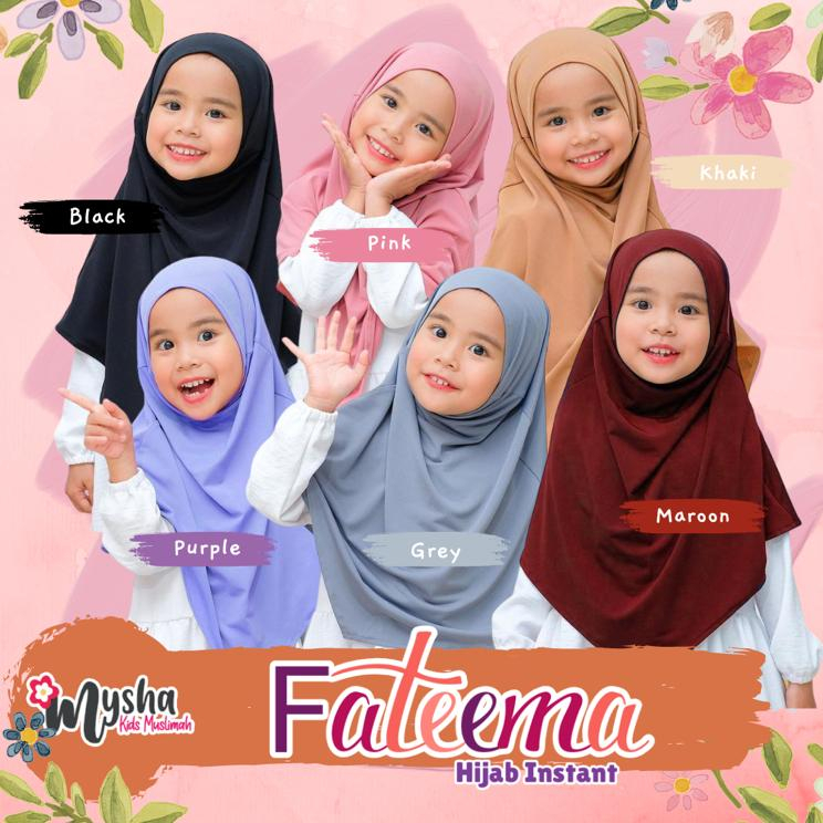 Jual Hijab instan JILBAB ANAK HIJAB ANAK JERSEY Fateema Series (Premium