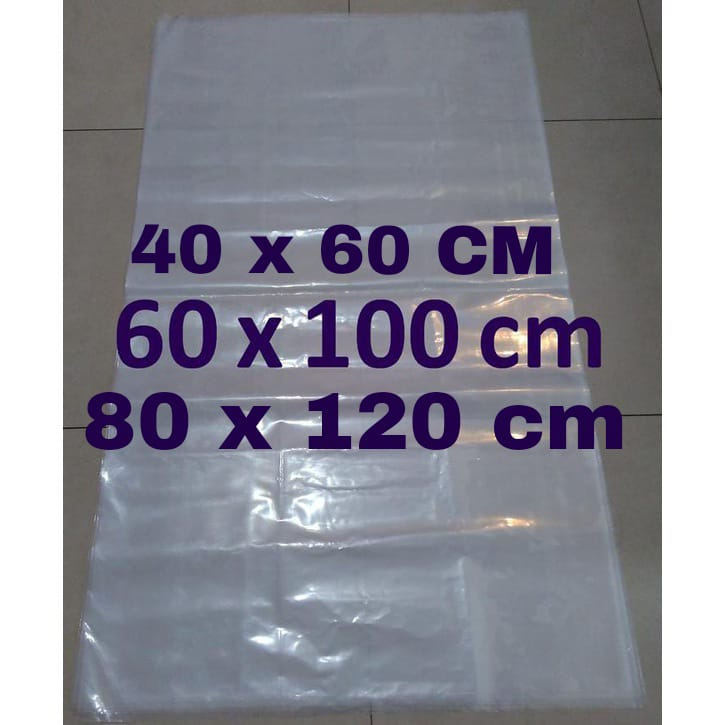 Jual Plastik Bening Plastik Pp Plastik Loundry Per Lembar 60x100 Shopee Indonesia 2391