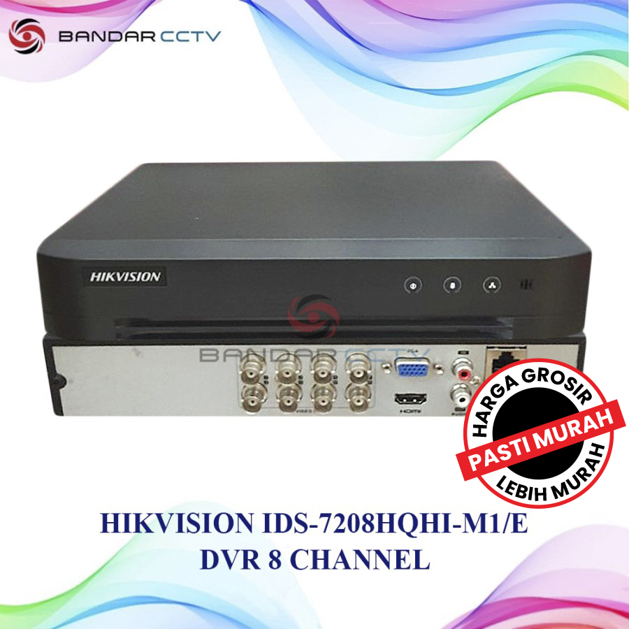 Jual HIKVISION iDS 7208HQHI M1 E / iDS-7208HQHI-M1/E DVR 8 CHANNEL ...