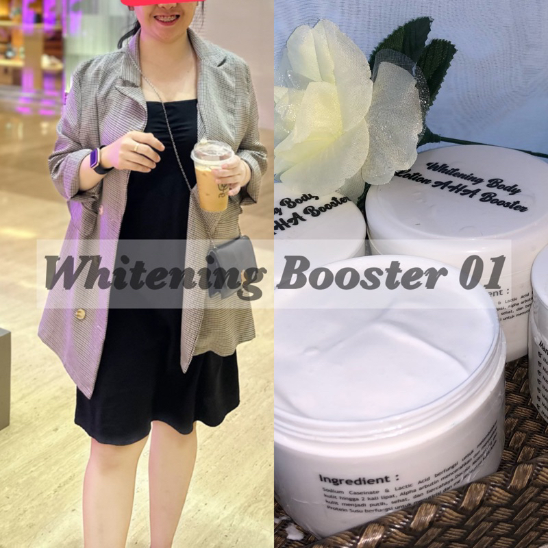 Jual Whitening Body Lotion Injeksi AHA Booster 01 250ml | Shopee Indonesia