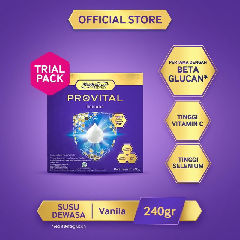 Jual Provital Immuna Susu Dewasa 240 gr / EXP 2024 | Shopee Indonesia