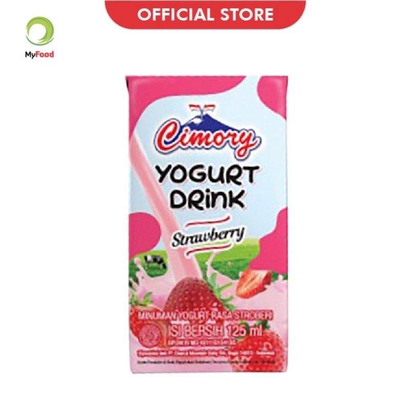 Jual Cimory Yogurt Drink 125ml Strawberry Shopee Indonesia