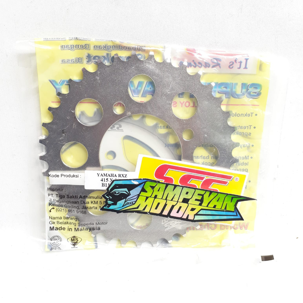 Jual Gir Gear Ger Belakang Rxz Rx Jupiter Vega Fiz R Silver Sss Racing